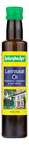 Seitenbacher Bio Lein Saat Öl I Erstpressung I kaltgepresst I nativ I (1x250 ml) von Seitenbacher