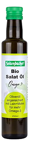 Seitenbacher Bio Omega 3 Salat Öl I Erstpressung I kaltgepresst I nativ I (2x250 ml) von Seitenbacher