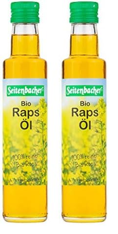 Seitenbacher Bio Raps Öl I Erstpressung I kaltgepresst I nativ I (1x250 ml) (Packung mit 2) von Seitenbacher