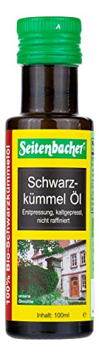 Seitenbacher Bio Schwarzkümmel Öl I Erstpressung I kaltgepresst I nativ I (1x100 ml) von Seitenbacher
