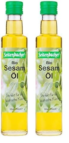 Seitenbacher Bio Sesam Öl rein nativ, kaltgepresst/1 Pressung, 2er Pack (1 x 250 g) von Seitenbacher