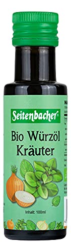 Seitenbacher Bio Würzöl Kräuter I kaltgepresst I Erstpressung I Dressing I Dips I Marinade I 1x100ml von Seitenbacher