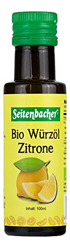 Seitenbacher Bio Würzöl Zitrone, kaltgepresst, Erstpressung, Antipasti, Fisch, 100 g von Seitenbacher