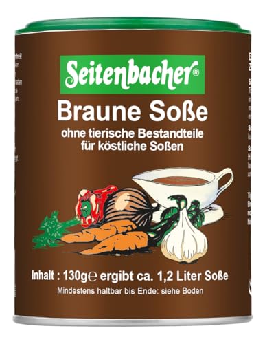Seitenbacher Braune Sosse I vegan I glutenfrei I lactosefrei I schnell & einfach 6er Pack (6 x 130 g) von Seitenbacher