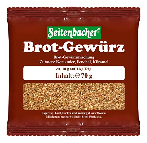 Seitenbacher Brotgewürz I Koriander I Fenchel I Kümmel I 6er Pack (6x 70 g) von Seitenbacher