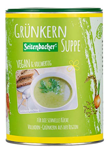 Seitenbacher Buchener Grünkern Suppe I weizenfrei I lactosefrei I vegan I schnell & sättigend I (1 x 500 g) von Seitenbacher