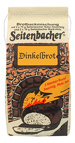 Seitenbacher Dinkelbrot Backmischung I Einfach I Vollkorn I ohne Zusätze I (6 x 935 g) von Seitenbacher