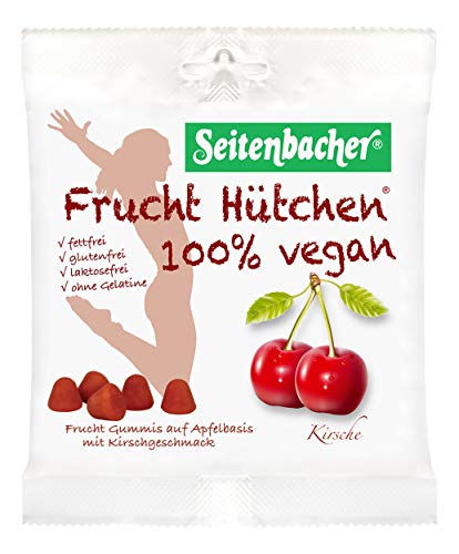Seitenbacher Frucht Hütchen Kirsche I 100 Prozent Vegan I lactosefrei I glutenfrei I 10er Pack (10 x 85 g) von Seitenbacher
