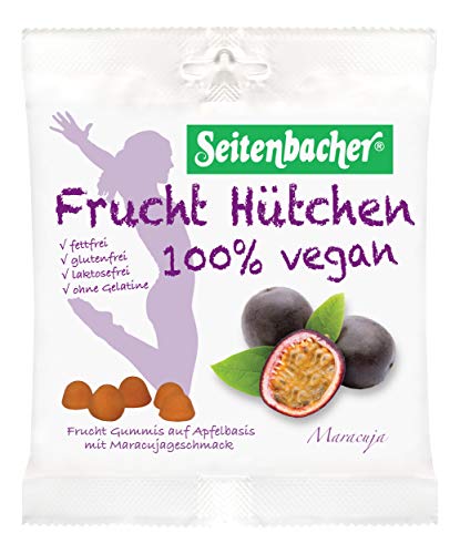 Seitenbacher Frucht Hütchen Maracuja I 100 Prozent Vegan I lactosefrei I glutenfrei I 10er Pack (10 x 85 g) von Seitenbacher