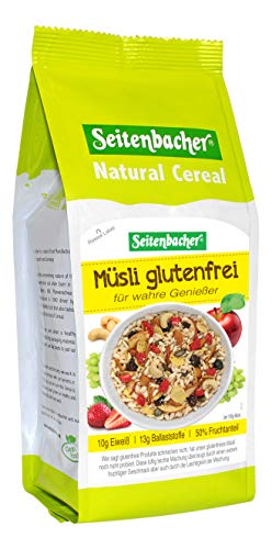 Seitenbacher Gluten freies Müsli I glutenfree I lactosefrei I viele Früchte I viele Nüsse I (1x 375 g) von Seitenbacher