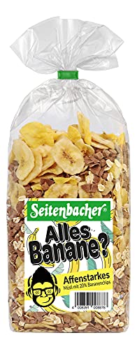 Seitenbacher Müsli Alles Banane? I Vollmilchschokolade I Vollkorn I Dinkel I und viel Banane I (1x750g) von Seitenbacher