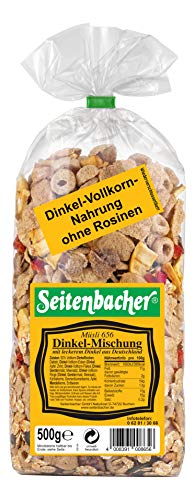 Seitenbacher Müsli Dinkel I Vollkorn I weizenfrei I (1 x 500 g) von Seitenbacher