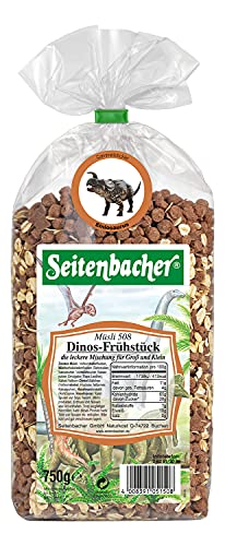 Seitenbacher Müsli Dinos Frühstück I weizenfrei I Hafer I Haselnusskrokant I viel Schokolade I (1 x 750 g) (Packung mit 7) von Seitenbacher