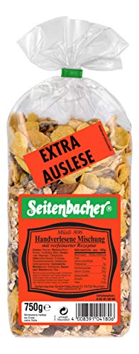 Seitenbacher Müsli Handverlesene-Mischung (1 x 750 g Packung) von Seitenbacher
