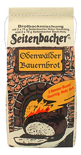 Seitenbacher Odenwälder Bauernbrot Backmischung I Einfach I Vollkorn I ohne Zusätze I 6er Pack (6 x 935 g) von Seitenbacher