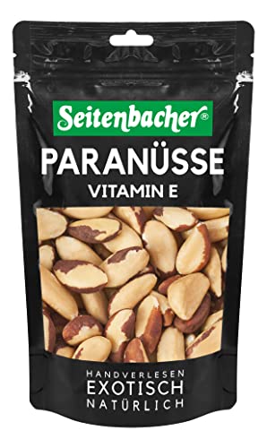 Seitenbacher Paranüsse I nativ I ungesalzen I ohne Zusätze I unbehandelt I (1 x 200 g) von Seitenbacher