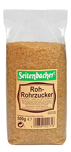 Seitenbacher Rohrohrzucker z.B für Caipirinha, 12er Pack (12 x 500 g) von Seitenbacher