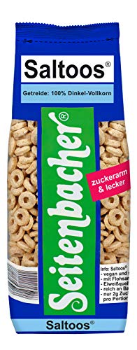 Seitenbacher Saltoos Cerealien I Vollkorn I Dinkel I zuckerarm I 6er Pack (6x200g) von Seitenbacher