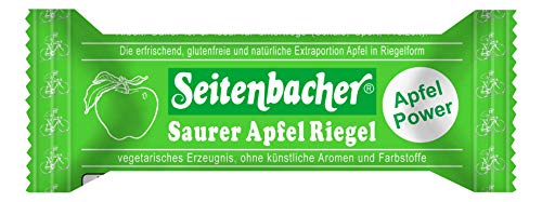 Seitenbacher Saurer Apfel-Riegel I lactosefrei I glutenfrei I erfrischend I vegan (12x50g) von Seitenbacher