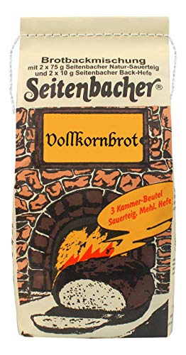 Seitenbacher Vollkornbrot Backmischung I Einfach I Vollkorn I ohne Zusätze I 6er Pack (6 x 885 g) von Seitenbacher