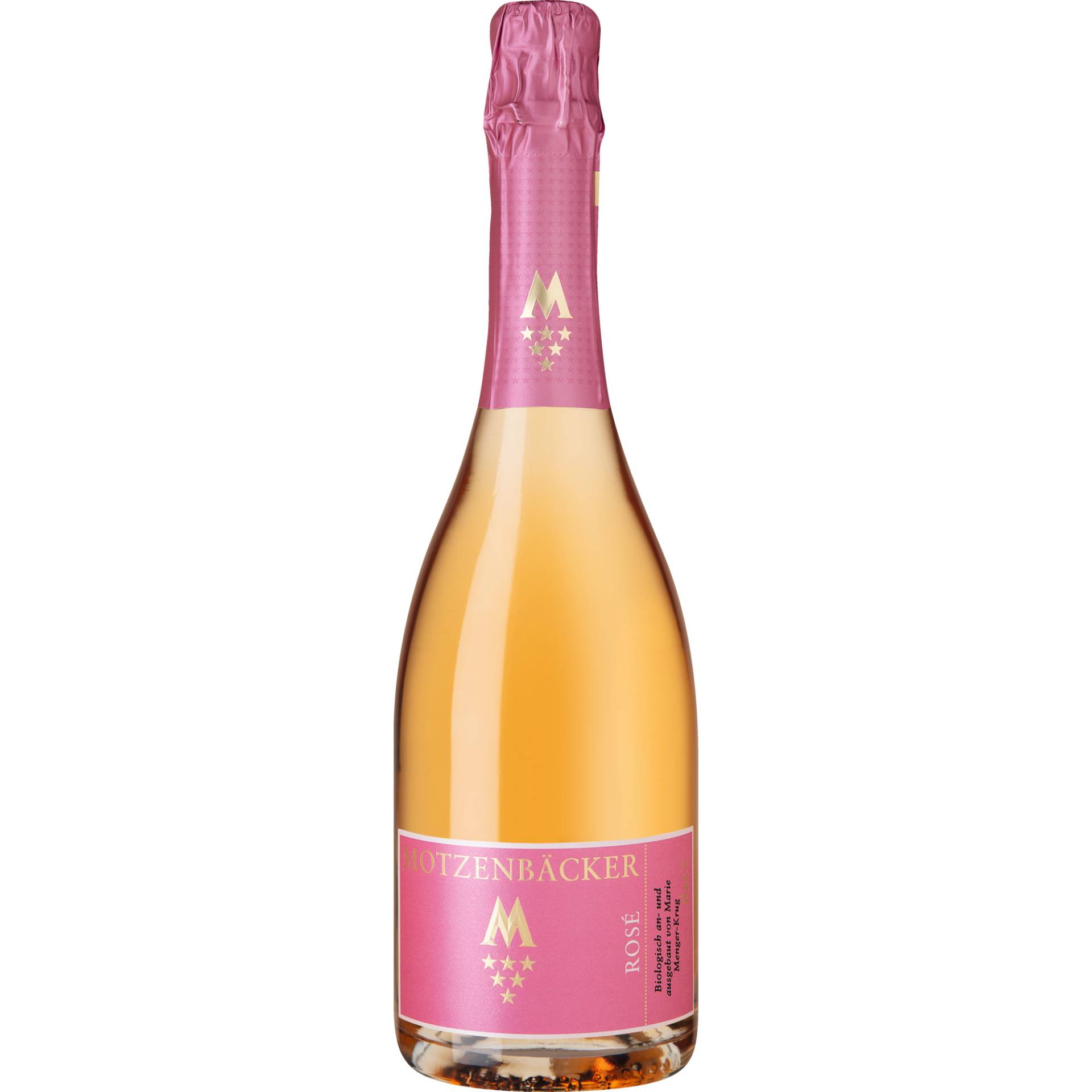 Motzenbäcker Rosé Sekt, Brut, Deutscher Sekt, Deutscher Sekt, Schaumwein von Sektgut Motzenbäcker, D - 67146 Deidesheim