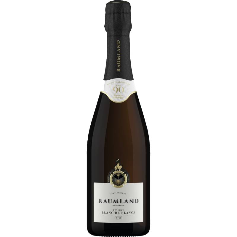 Raumland Blanc de Blancs Réserve Sekt, Extra Brut, Deutscher Sekt, Deutscher Sekt, 2014, Schaumwein von Sekthaus Raumland, D - 67592 Flörsheim-Dalsheim