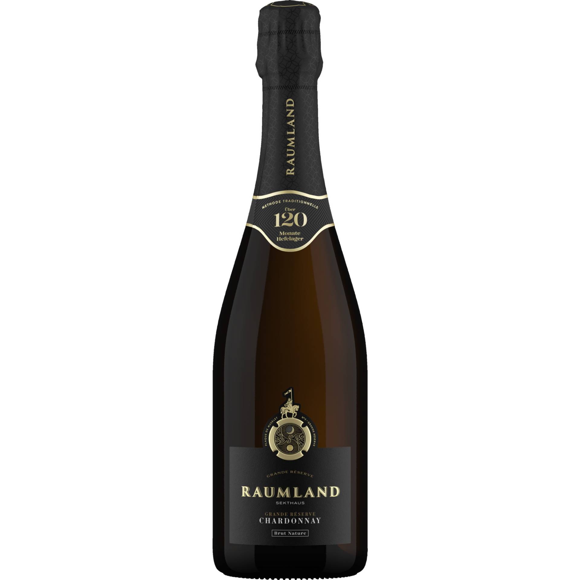 Raumland Chardonnay Grande Réserve, Brut Nature, Deutscher Sekt, Deutscher Sekt, 2012, Schaumwein von Sekthaus Raumland, D - 67592 Flörsheim-Dalsheim