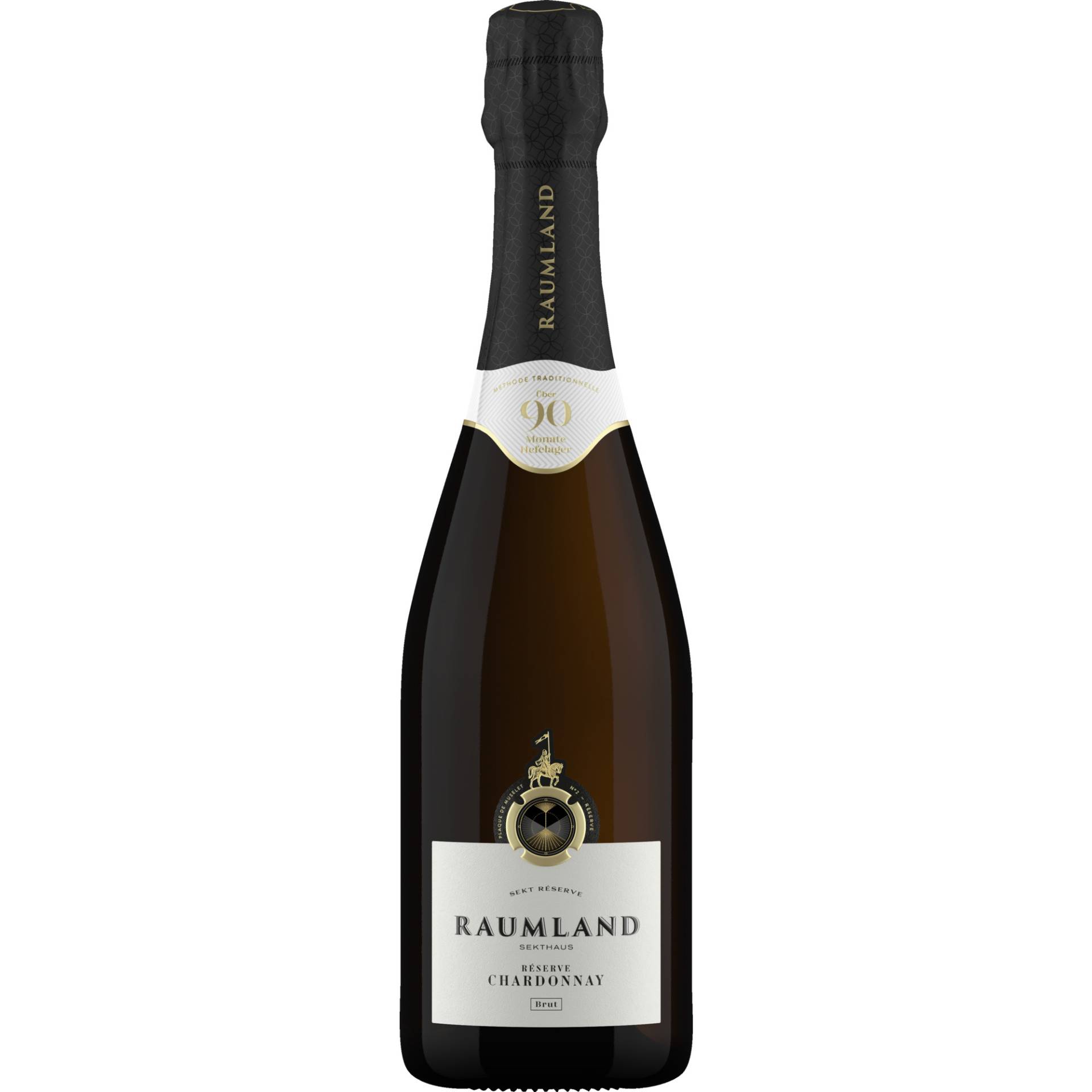 Raumland Chardonnay Réserve Sekt, Brut, Deutscher Sekt, Deutscher Sekt, 2015, Schaumwein von Sekthaus Raumland, D - 67592 Flörsheim-Dalsheim