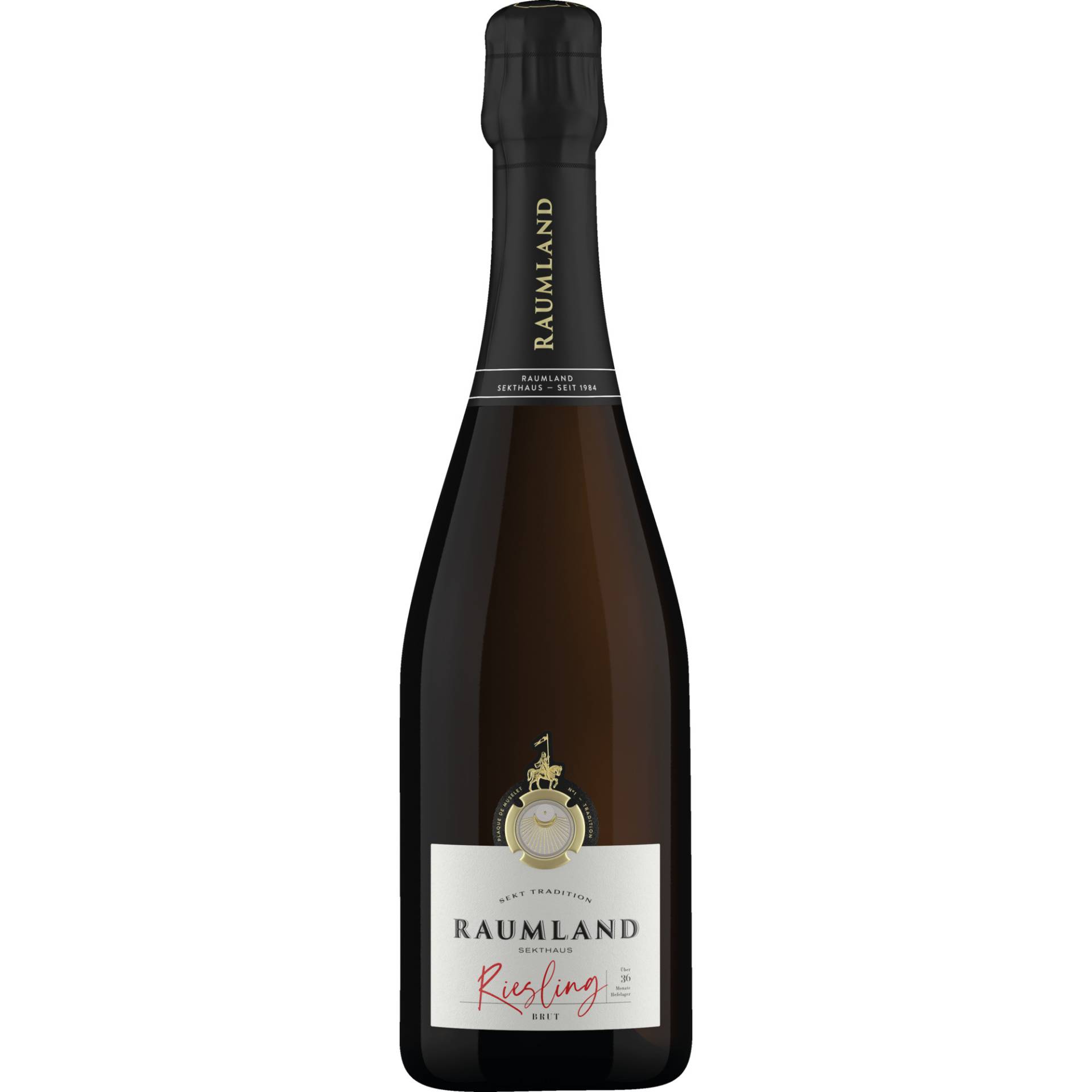 Raumland Riesling Sekt, Brut, Deutscher Sekt, Deutscher Sekt, 2020, Schaumwein von Sekthaus Raumland, D - 67592 Flörsheim-Dalsheim