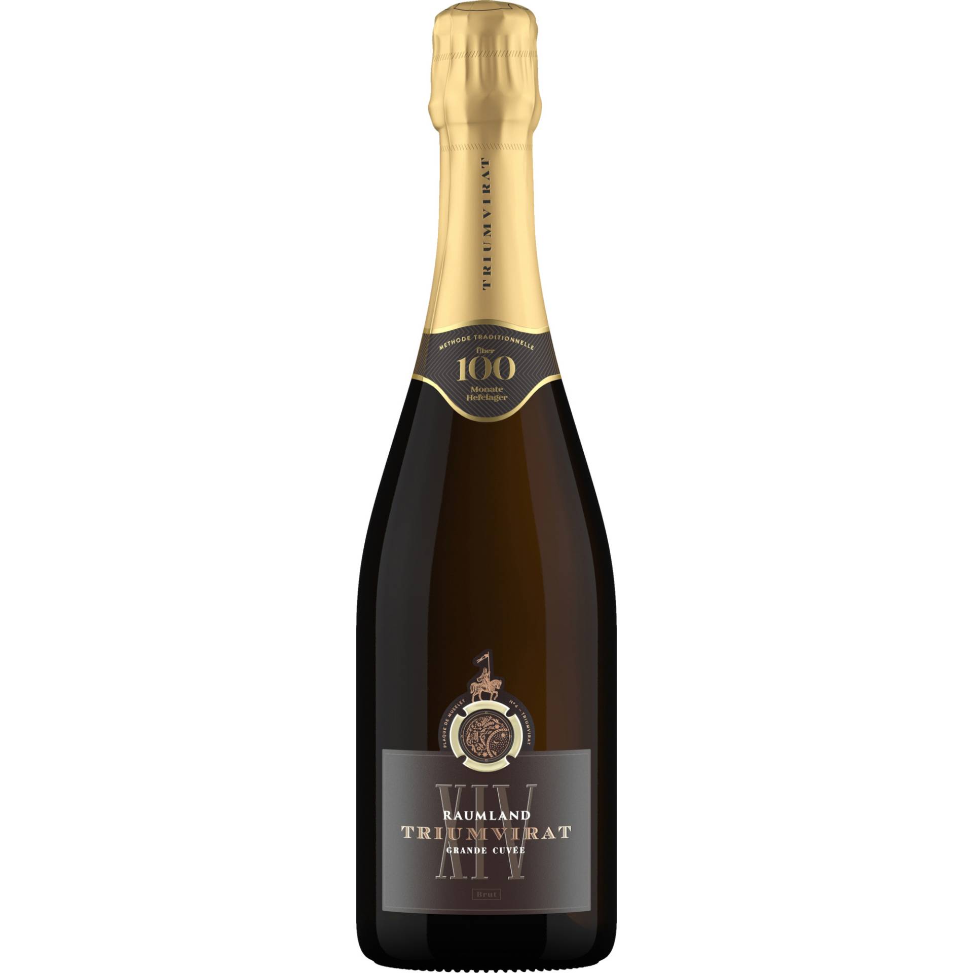 Triumvirat XV Grande Cuvée Sekt, Brut, Deutscher Sekt, Deutscher Sekt, 2015, Schaumwein von Sekthaus Raumland, D - 67592 Flörsheim-Dalsheim