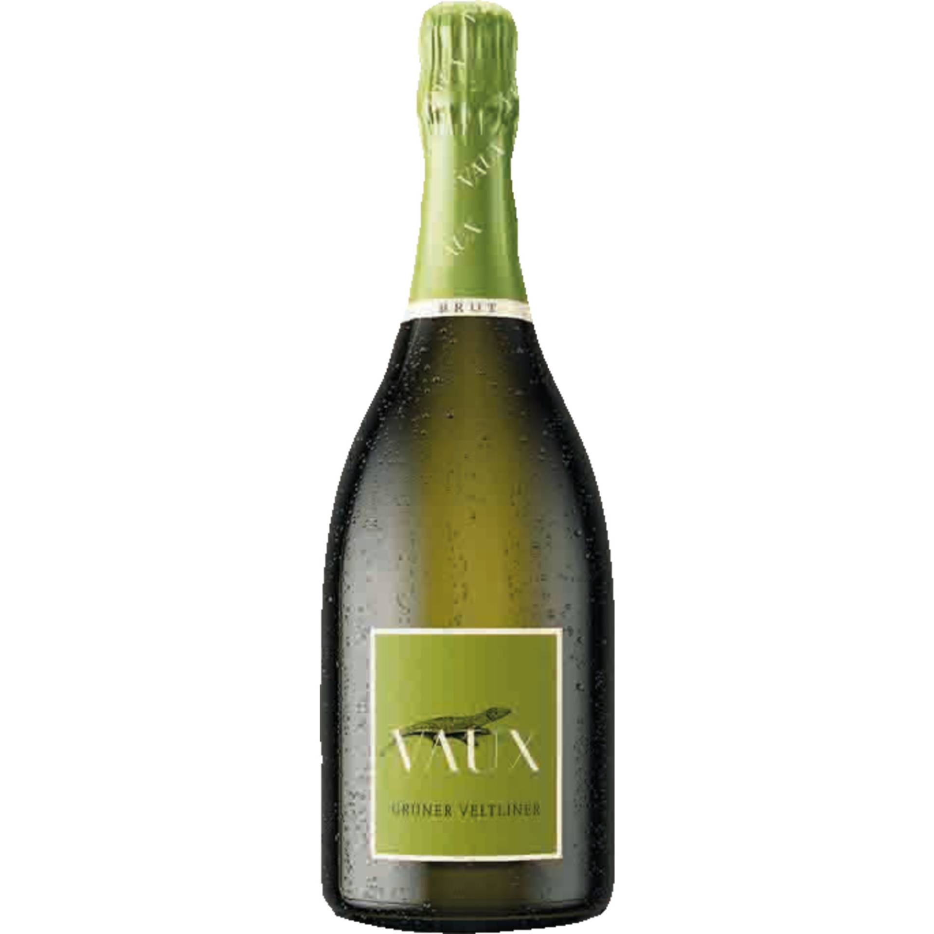 Schloss Vaux Grüner Veltliner Sekt, Brut, Deutscher Sekt, Deutscher Sekt, 2020, Schaumwein von Sektmanufaktur Schloss Vaux, D - 65343 Eltville