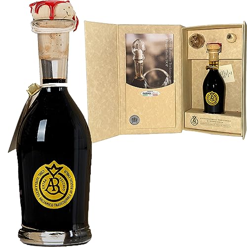 Traditioneller Balsamico-Essig aus Reggio Emilia g.U - Oro (Goldenes Etikett) - Älter als 25 Jahre - Selected by PARMAshop von Selected by PARMAshop