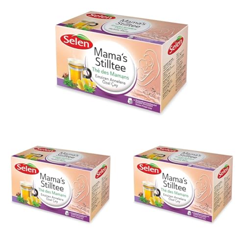 SELEN Mama's Stilltee 20 Einzeln kuvertierte Teebeutel (Packung mit 3) von Selen