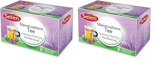 SELEN Menstruations Tee 20 Einzeln kuvertierte Teebeutel (Packung mit 2) von Selen