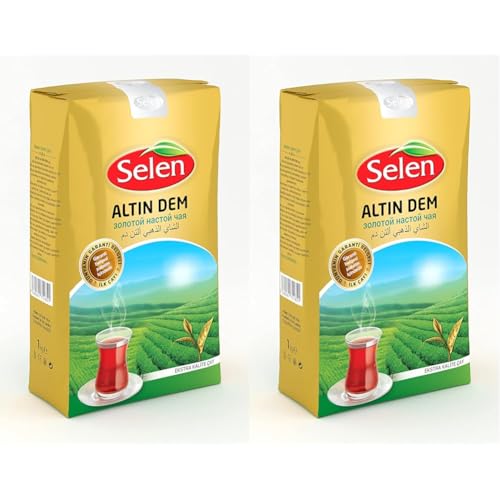 Selen Altin Dem Premium Ceylon-Teemischung, 1 kg (Packung mit 2) von Selen