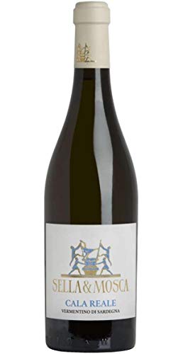 Sella & Mosca Cala Reale di Sardegna, Vermentino Weißwein, Aromatische Kräuter, blumige Noten, Plant Based - Flasche 750 mL von Sella & Mosca