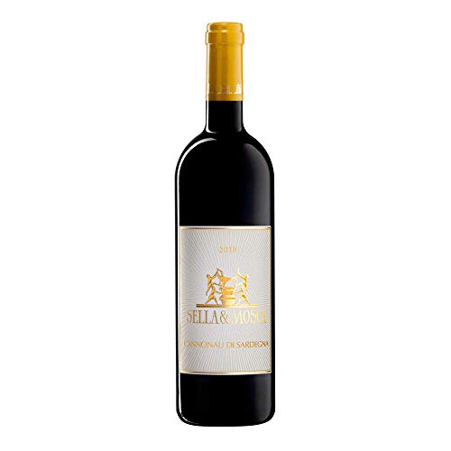 Sella & Mosca Cannonau di Sardegna, Purpur-Johannisbeer-Kirsch-Geschmack, Plant Based - 1 Flasche 750 ml von Sella & Mosca