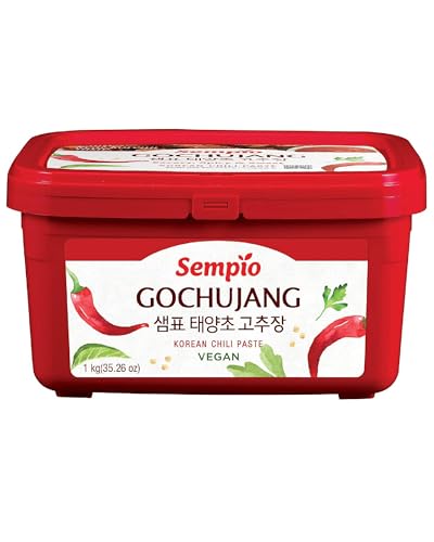 Sempio Glutenfreies Gochujang (1kg) - Chili-Paste mit authentischem koreanischem Geschmack, herzhaft, würzig, süß. Tteokbokki, Rote Pfeffer Sauce von Sempio