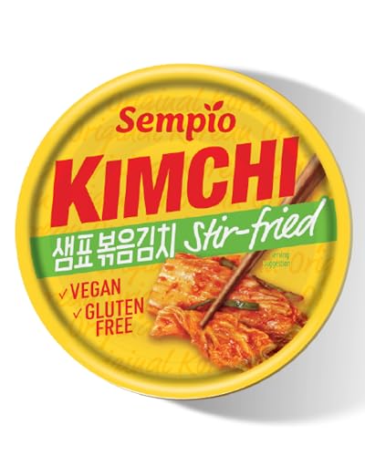 Sempio Dosen-Kimchi (Gebraten, 160g) - Authentischer koreanischer Chinakohl im Dosenformat Vegan, Non-GMO von Sempio