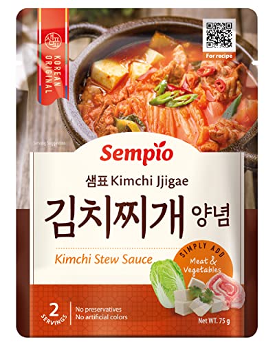 Sempio Kimchi Jjigae Sauce (75g,1Pack) - Kimchi Eintopf. Authentischer koreanischer Geschmack für einfaches Kochen zu Hause von Sempio