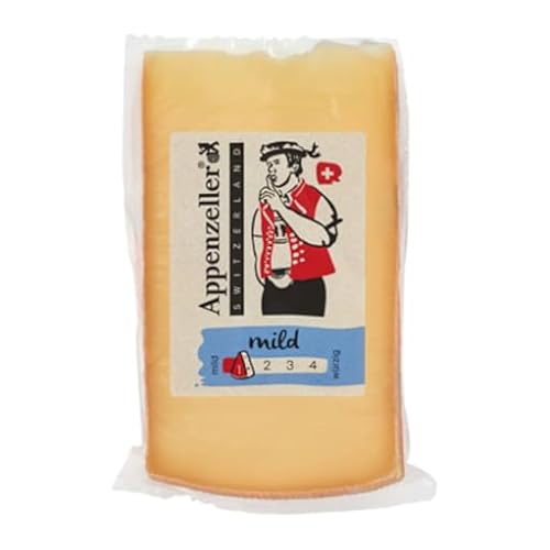 Appenzeller Käse kräftig würzig 300g Schweizer Käse frisch vom Laib inklusive Kühlversand in Styroporbox mit Kühlakku von Senner-Alpkäse-Classic-Box