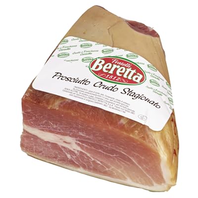 Beretta Prosciutto di Parma aus Italien, mit Schwarte, viertel Stücke ca. 1,2 kg Stücke von Senner-Alpkäse-Classic-Box