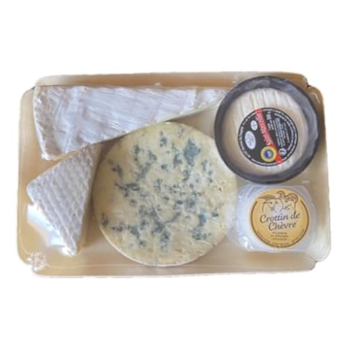 Bouchon de Chevre (Ziege) Rochebrune Plateau Tradition Weichkäse- Spezialitäten Frankreich 30% Fett - 565 g Packung von Senner-Alpkäse-Classic-Box