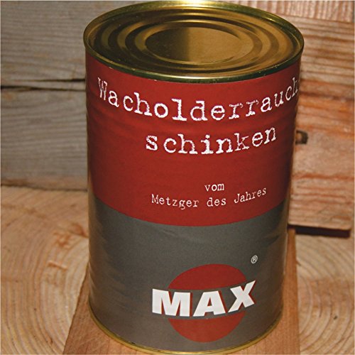 Max-Metzger Wacholder Rauchschinken gekocht (800g) -Ringpull-Dose vom Metzger des Jahres von Senner-Alpkäse-Classic-Box