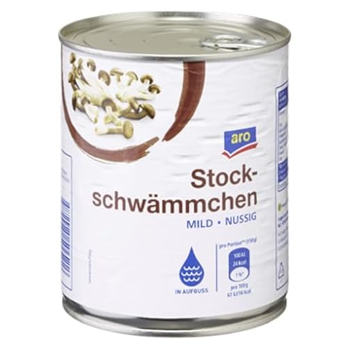 Speisepilze Stockschwämmchen Spitzen-Qualität - 850 ml Dose ATG 455g von Senner-Alpkäse-Classic-Box