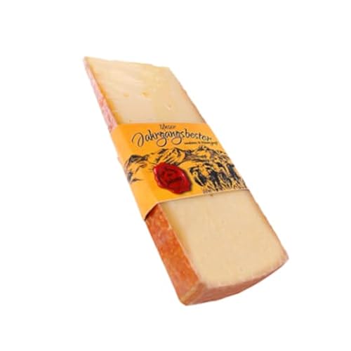 Vorarlberger Bergkäse g.U.Jahrgangsbester 45% Fett in Tr. 16 Monate gereift -500 g Stück von Senner-Alpkäse-Classic-Box