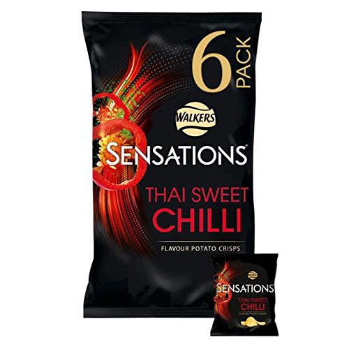 Sensations Thai Sweet Chili Crisps 25g x 6 pro Packung von Sensations