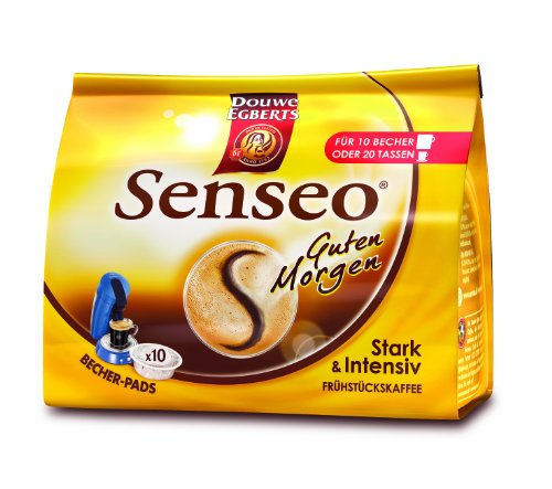 Douwe Egberts Senseo Kaffeepads Guten Morgen, 10er Pack (10 x 10 Pads) von Senseo