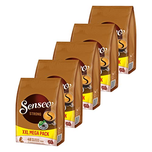 SENSEO Pads Strong Senseopads UTZ zertifiziert, neues Design, 5er Pack, 5 x 48 von Senseo