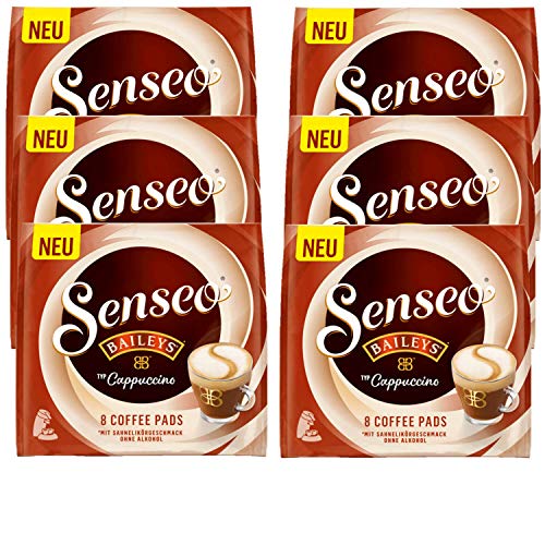 SENSEO Pads Typ Cappuccino Baileys Senseopads 48 Pads, 6er Pack, 6 x 8 von Senseo